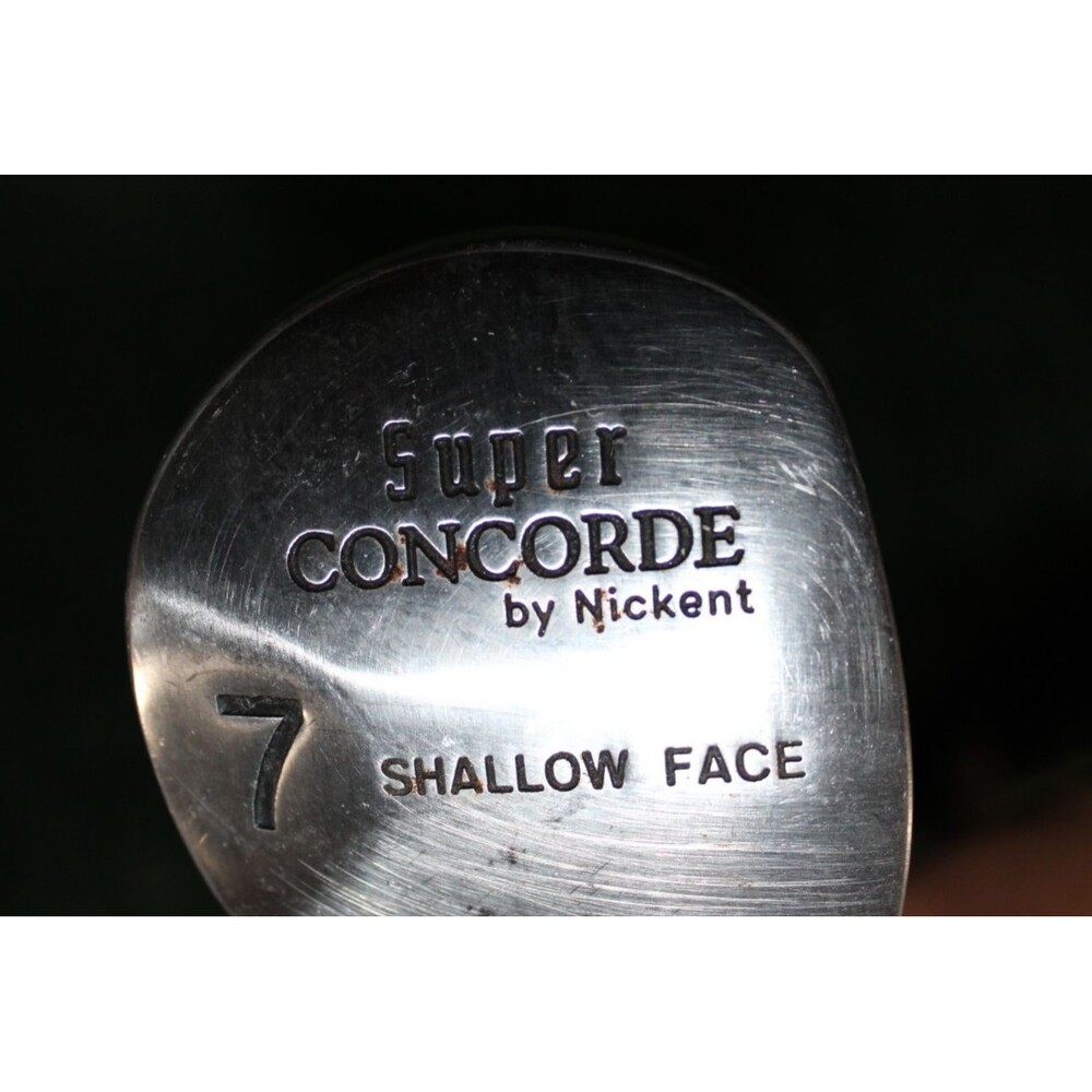Super Concorde Shallow Face Nickent RH 7 Wood 24 Degree Loft Low Torque Flex R